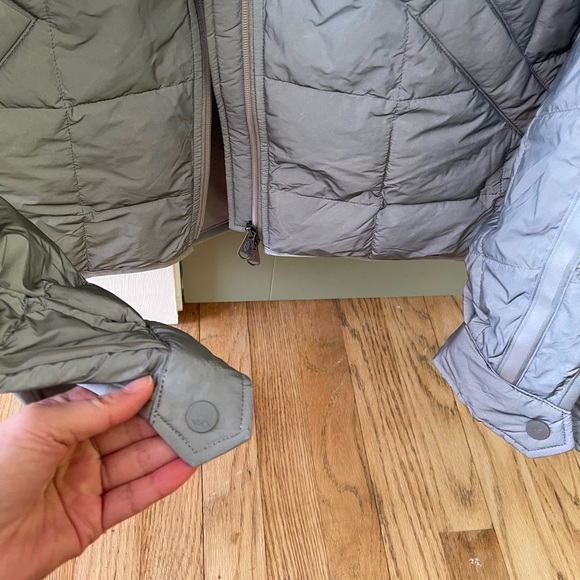 FP Movement by Free People Reflective Silver Puffer Jacket small - Picture 12 of 16